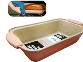 Molde budin ingles antiadherente bicolor